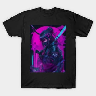 Neon ninja girl T-Shirt